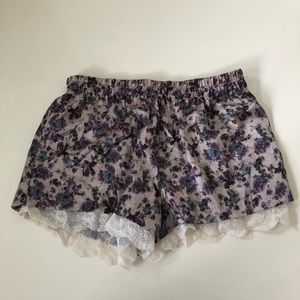 Zara Floral Silk Short M